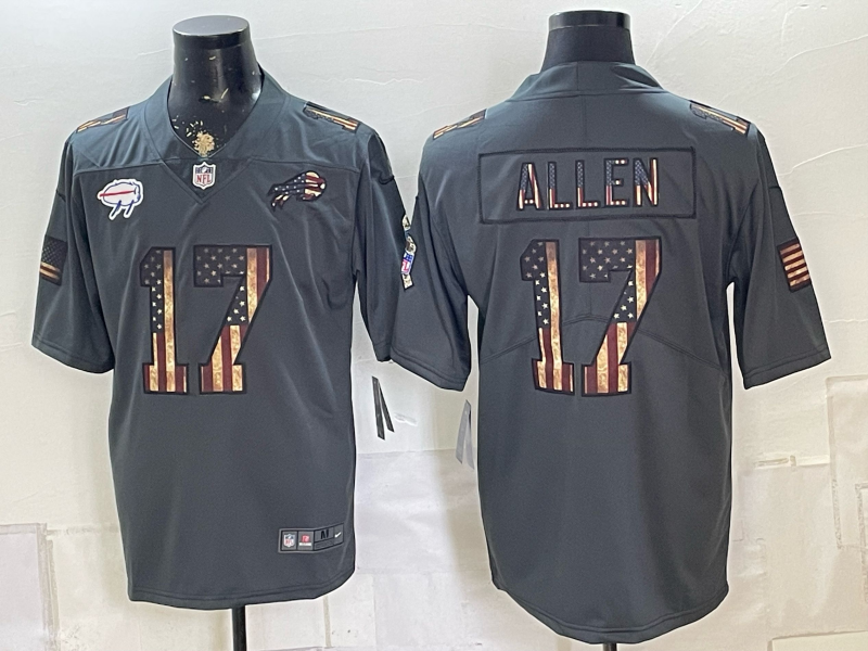 Men 2026 Buffalo Bills #17 Allen grey Nike Limited NFL Jersey 0822002